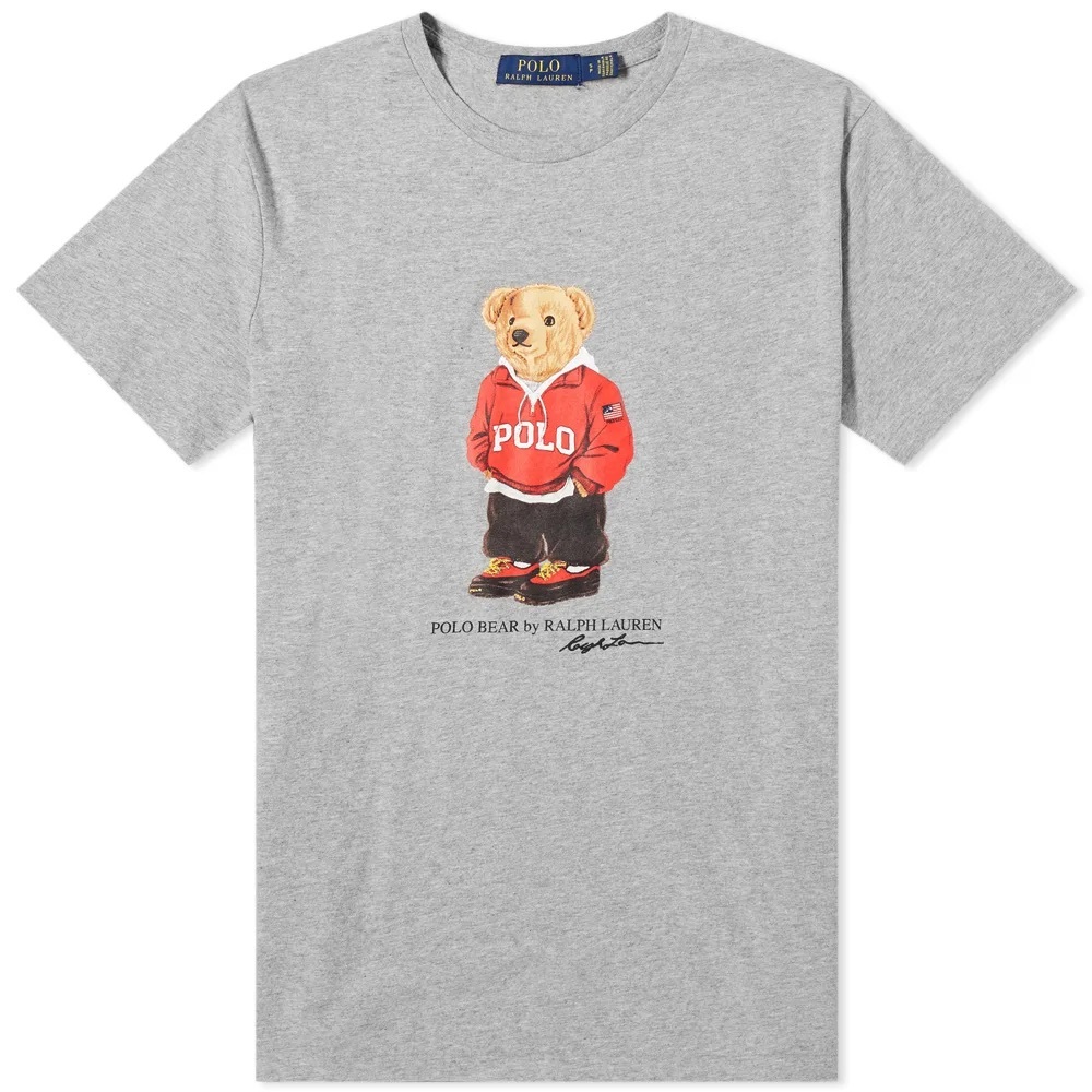 Ralph Lauren Red and Gray Dog Sweater